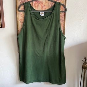 VINTAGE 20/20 SURF Y2K HUNTER GREEN VTG TANK TOP